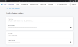 Access Token MercadoPago